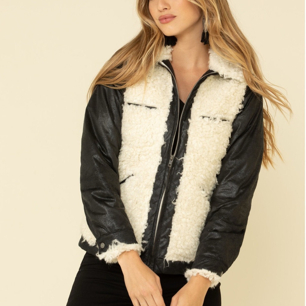 Tasha Polizzi shearling jacket - Picture 4 of 4